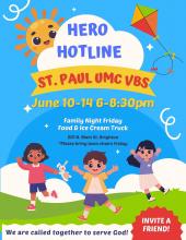 kids on vbs poster